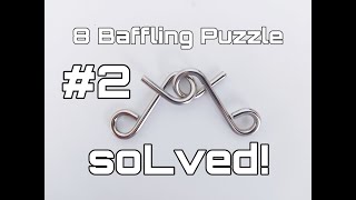 EASY METAL WIRE PUZZLE 2 SOLVED [upl. by Assiluj]