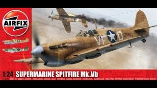 Airfix 124 Spitfire Vb Update 5 RAF Dark Earth [upl. by Ymmaj12]