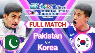 Pakistan vs Korea  Full Match  PPTV 2021 Asian Sr mens JVA Volleyball Championship  Pool F [upl. by Zilvia298]