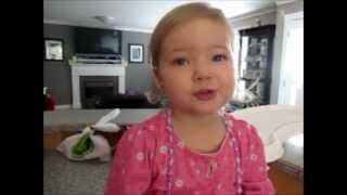 2yr old Makena sings Adeleso cute [upl. by Vincenty]