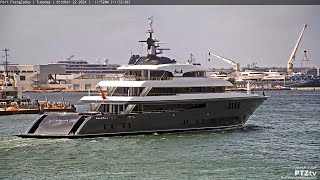 motoryachtloon Arriving Port Everglades 10222024 [upl. by Wanda]