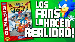 ¿COMO SERíA SONIC DRIFT EN 16BITS Fangame  PC [upl. by Norrab906]