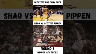 Greatest NBA Dunk Ever Shaq vs Scottie Pippen [upl. by Daffi]