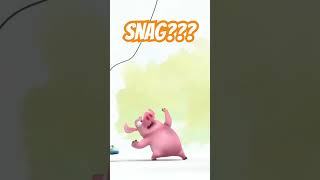 Ormie the Pig Fishing for Cookies animation shorts comedy lol cartoon [upl. by Anelaj]