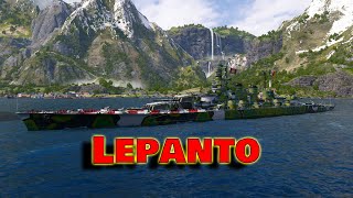 Meet The Lepanto Tier 8 Italian Battleship World of Warships Legends [upl. by Abbub]