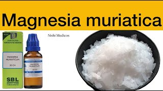 Homoeopathy medicine  Magnesia muriatica [upl. by Aillicirp]