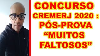 Concurso CREMERJ PÓSPROVA ASSISTENTE JURÍDICO TUDO SOBRE A BANCA IDIB E MUITO FALTOSOS [upl. by Godard]