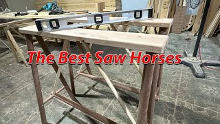 How To Build The Best Saw Horses [upl. by Anivlem]