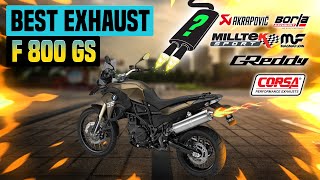 BMW F 800 GS Exhaust Sound🔥AkrapovicArrowBarretBOSDelkevicDominatorGRmotoIXILLVMASSMivv [upl. by Blandina]