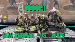 New Angmar vs Lothlorien 1000pt MESBG Battle Report [upl. by Nicolle]