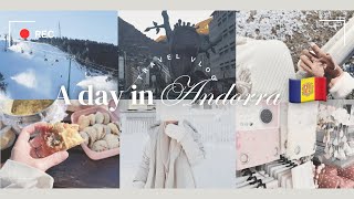 VLOG TO ANDORRA 🇦🇩  اجيو معايا إلى أندورا  متحشي تلج ❄️ شوفو شني وقعلنا 🤦🏻‍♀️ منظر مزيون 🌿 [upl. by Stoughton]