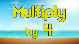 Multiply by 4  Learn Multiplication  Multiply By Music  Jack Hartmann [upl. by Eradis]