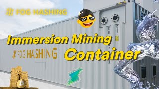 Introduction of Immersion Mining Container from Fog Hashing [upl. by Itra]