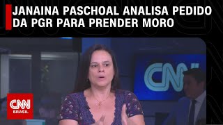 Janaina Paschoal analisa pedido da PGR para condenar Sergio Moro à prisão  CNN ARENA [upl. by Simona599]