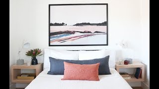 IKEA Bjorksta Canvas Style Frame  Oversized Art Tutorial [upl. by David]