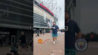 How Long to Run from Old Trafford to The Etihad 🏃🏻‍♂️💨 [upl. by Luoar]