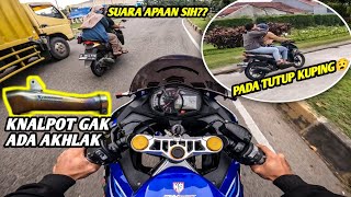 SUNMOLOR PAKAI KNALPOT TERBACOT AKRAPOVIC MEGAPHONE🔥ZX300CC MAKIN SANGAR [upl. by Marianne438]