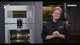 Gaggenau US  Combimicrowave Oven  3 Broiling Combination Broiling Cleaning [upl. by Sinnek172]