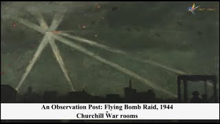 An Observation Post Flying Bomb Raid 1944 at The Churchill War rooms [upl. by Paresh]