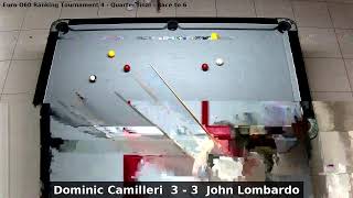 Dominic Camilleri vs John Lombardo  Euro O60 Ranking Tournament 4  Quarter final [upl. by Amerigo]