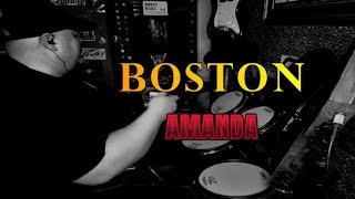 AMANDA  BOSTON  Drum Cover MikeFewMusic 2024 new trending request [upl. by Howzell]