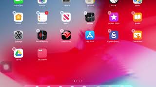 Create a folder on home screen of iPad [upl. by Annaujat769]