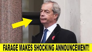 Nigel Farage Makes SHOCKING Announcement [upl. by Aisetra]