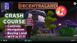 Complete Beginners Guide To Decentraland With Gameplay amp Full Overview  July 2021 [upl. by Aelrac]