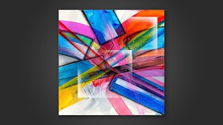 Intuitive Abstract Art Painting Demo With Acrylic Paint  Nativitatis [upl. by Lerim]