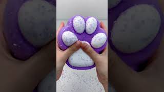 FUFUSQUISHY ASMR 💜🐾800g Purple Based White Paw [upl. by Rowen]