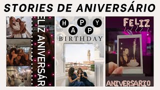 Stories CRIATIVOS DE ANIVERSÁRIO INSTAGRAM  COMO FAZER STORIES DE ANIVERSÁRIO SEM APP 2023 [upl. by Tnemelc]