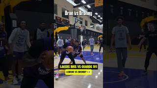 Bronny got the stop on Lebron😭 [upl. by Krenn]