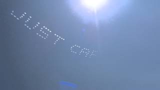 Plane Sky Writing Over Long Island New York [upl. by Zindman877]