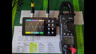 Testing the sine wave bandwidth of Clamp meter BSIDE ZTQS9 with 6000 counts [upl. by Sapowith]