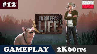 12  Młócimy pszenicę  Farmers Life  Gameplay PL [upl. by Nydnarb]