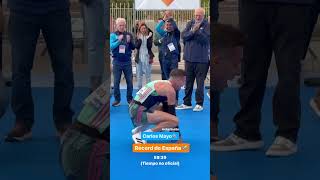 El aragonés Carlos Mayo bate el récord de España de Media Maratón en 5939 dstylezgz carlosmayo [upl. by Edals91]