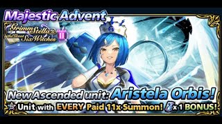 Gacha Aristela Orbis amp Sp Art Grand Summoners Global [upl. by Ferguson]