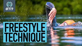 Freestyle Swimming Technique Top 6 Open Water Stroke Tips [upl. by Ruttger]