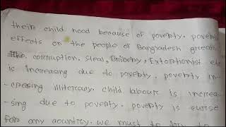 poverty in Bangladesh paragraph [upl. by Carole259]