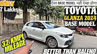 TOYOTA GLANZA Base Model Ownership Review  Glanza Base Model in 2024 🔥  Deepanshu Singhal [upl. by Shiri463]