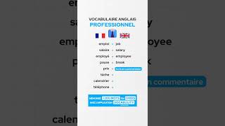 Le vocabulaire anglais professionnel 🇬🇧 [upl. by Asi]