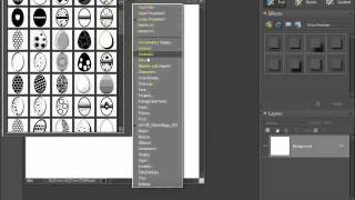 How To Install Custom Shapes CSH In Photoshop Elements [upl. by Milan970]