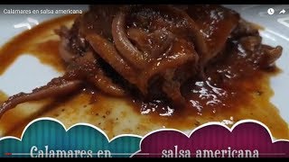 Calamares en salsa americana [upl. by Romano]