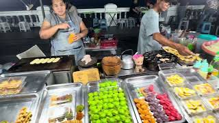 Thailand Street Food  Bangsaen Street food  Night Market street food near Chonburi [upl. by Esyle]