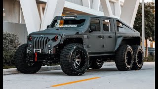 9 Craziest Super OffRoad 6x6 Vehicles for 20222023  CARZTECH [upl. by Innos]