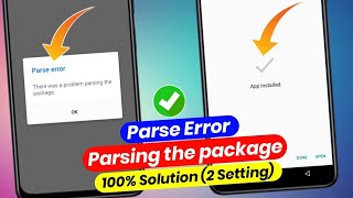 How to fix there was a problem parsing the package 2023  samsung mobile parsing the package problem [upl. by Eloken]