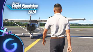 FLIGHT SIMULATOR 2024  MODE CARRIÈRE  Gameplay FR [upl. by Amalberga]