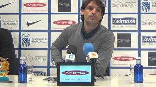 CF Fuenlabrada 0  Club Portugalete 0 rueda de prensa Fernando Morientes [upl. by Nikolaus]