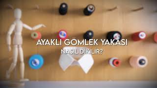 Ayaklı gömlek yakası nasıl dikilir [upl. by Ttirrem909]