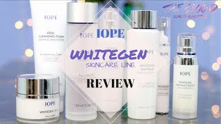 IOPE WHITEGEN REVIEW  MY CURRENT SKINCARE ROUTINE UPDATED Quy trình dưỡng trắng da [upl. by Hannazus]